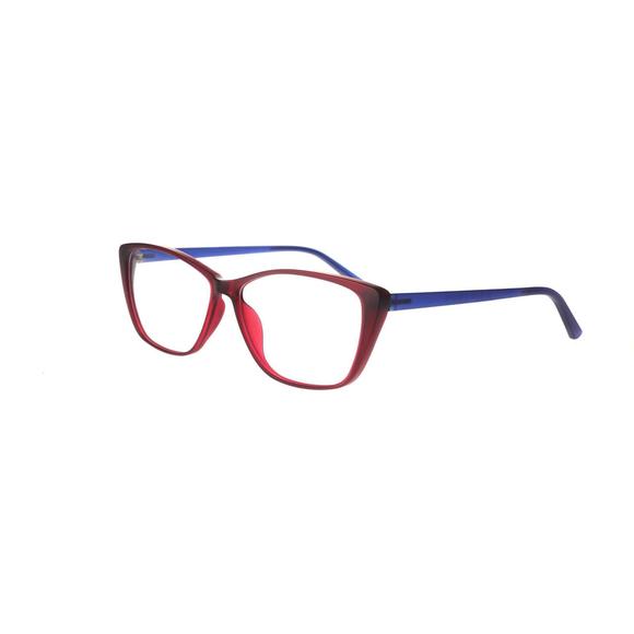 New ENVY EYEWEAR Burgundy & Blue ABIGAIL Eyeglasses 56/13/140